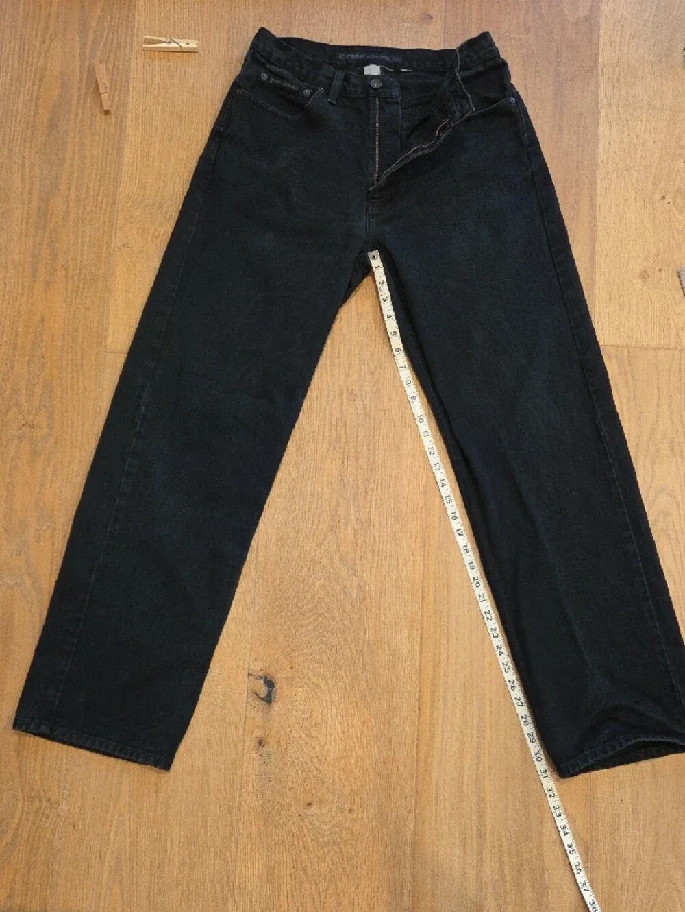 DKNY Men's Black Straight-Leg Jeans
